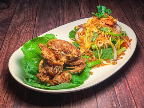 Soft Shelled Crab with Mango Salad